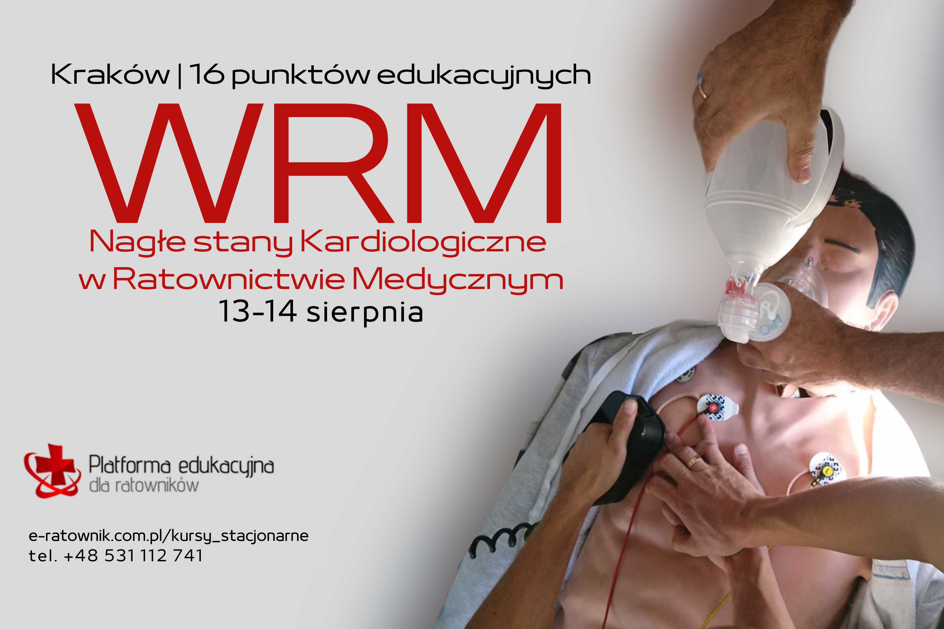 WRM: Nagłe stany Kardiologiczne w Ratownictwie Medycznym 13-14 sierpnia 2025 r.
