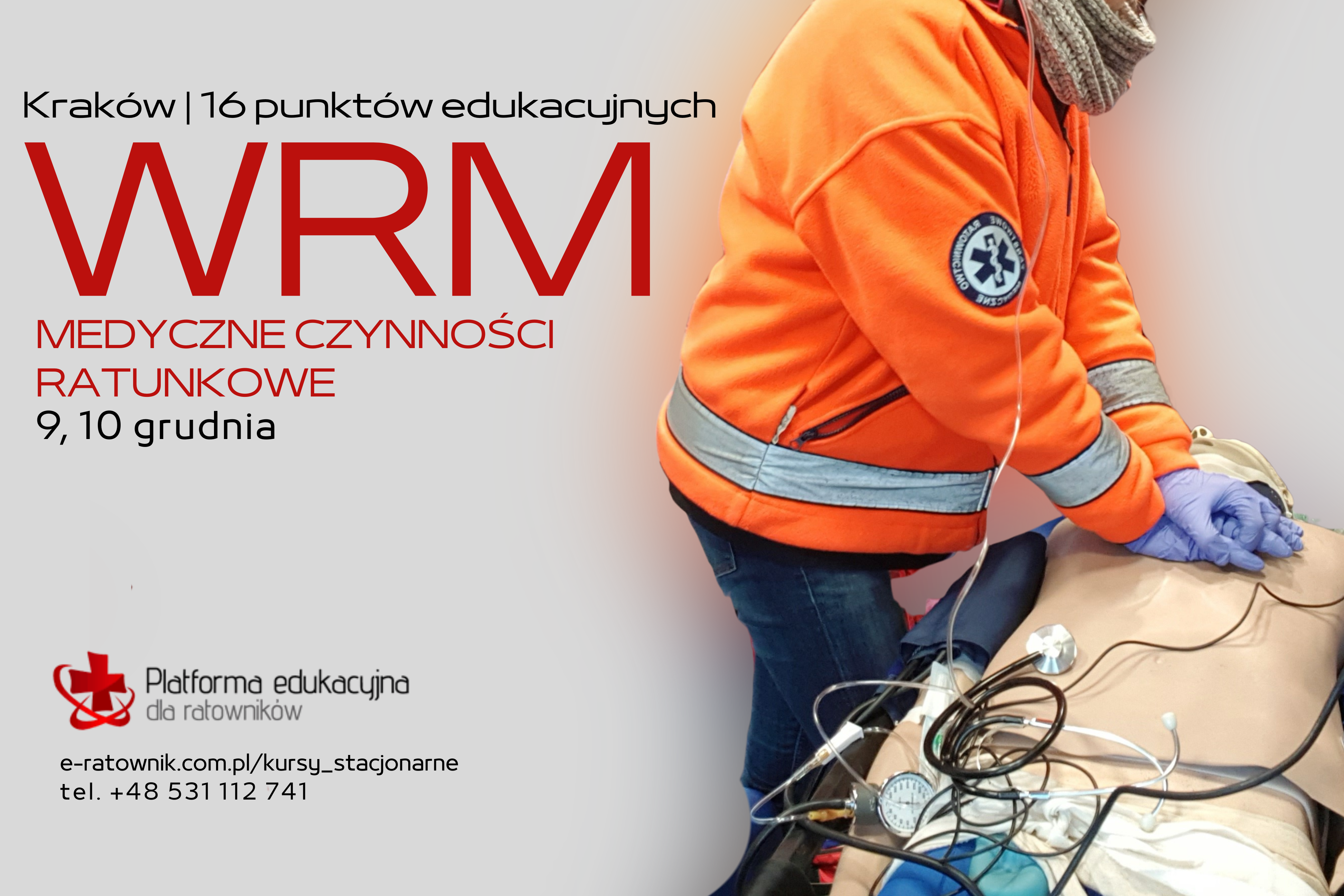WRM: Medyczne czynności ratunkowe 9, 10 grudnia 2025 r.